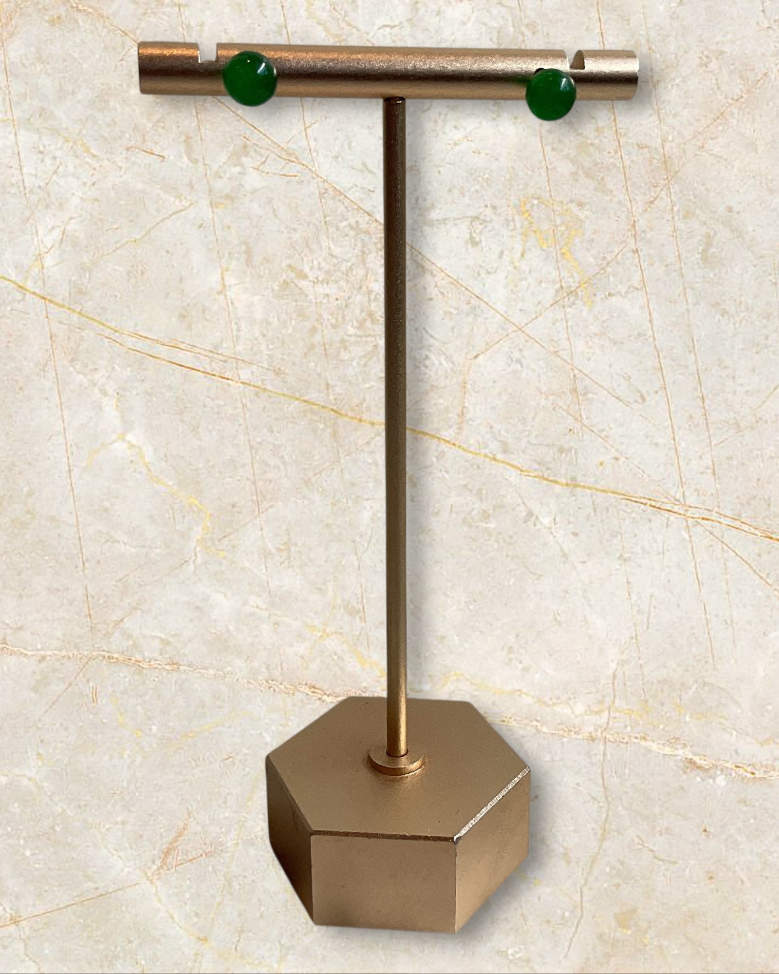 Jade Collection - Stud Designer Earrings (Sterling)