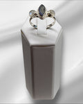 Bling Collection - Labradorite & Moonstone Gemstone Ring (Sterling)