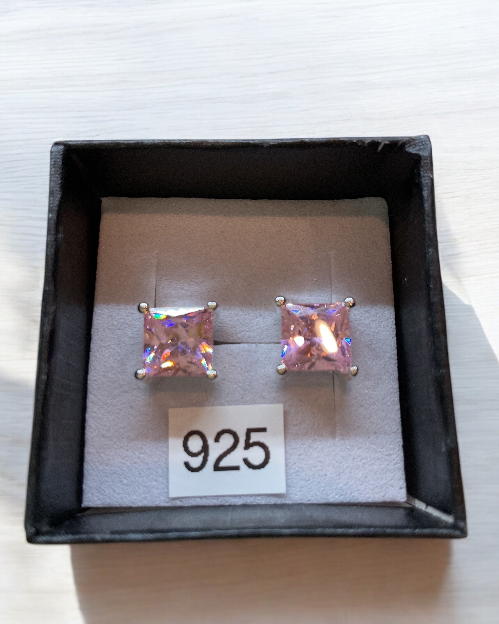 Bling Collection - Moissanite Stud Designer Earrings (Sterling)