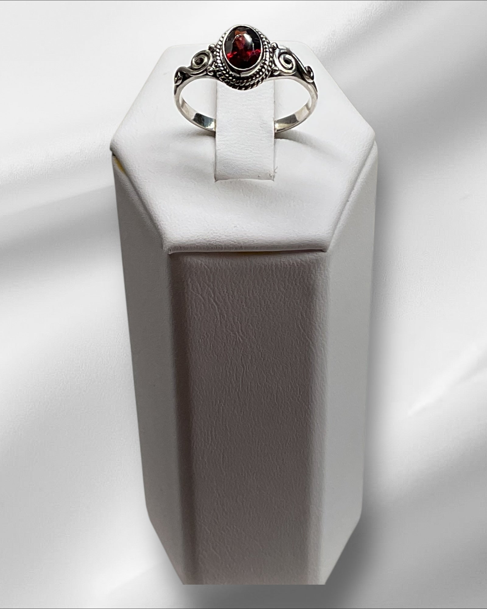 Bling Collection - Blue Topaz Gemstone Ring (Sterling)