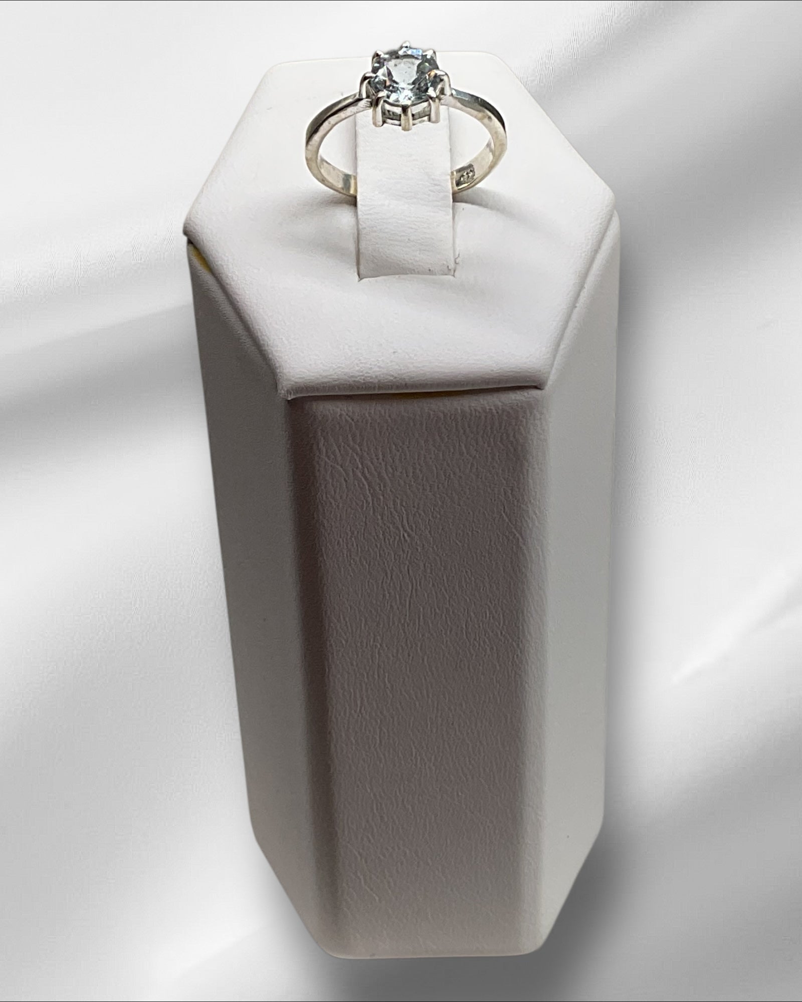 Bling Collection - Blue Topaz Gemstone Ring (Sterling)