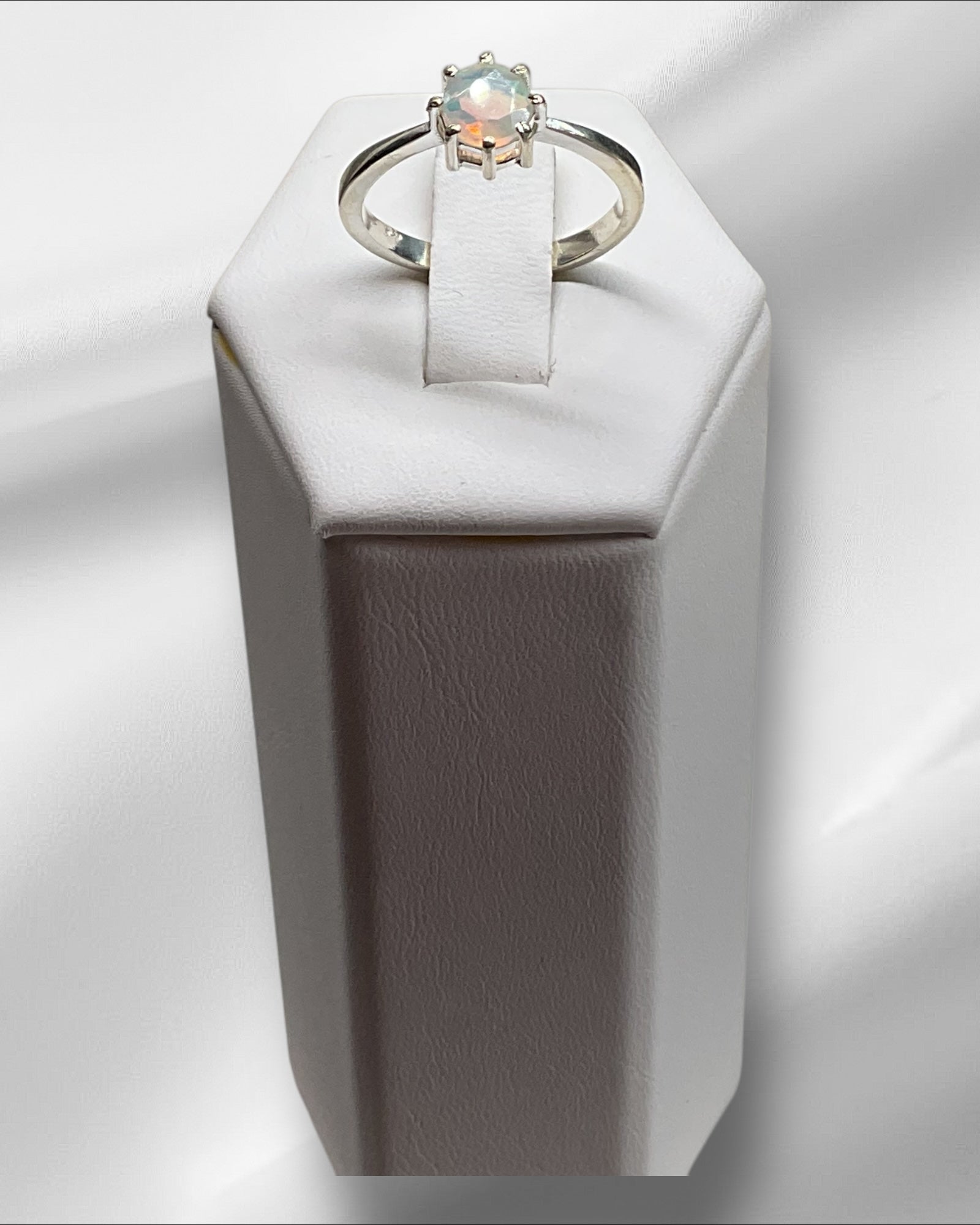 Bling Collection - Opal Gemstone Ring (Sterling)