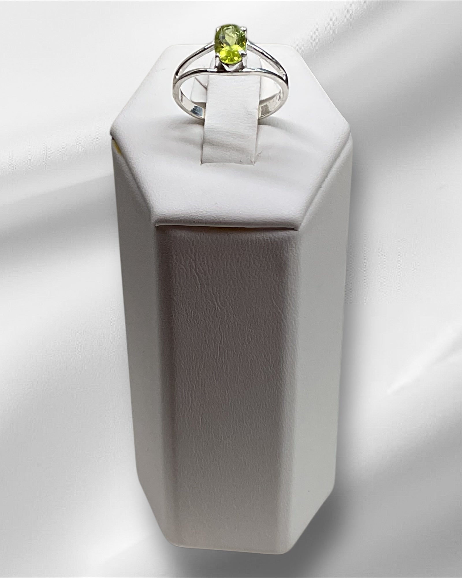 Bling Collection - Peridot Gemstone Ring (Sterling)