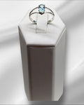 Bling Collection - Blue Topaz Gemstone Ring (Sterling)