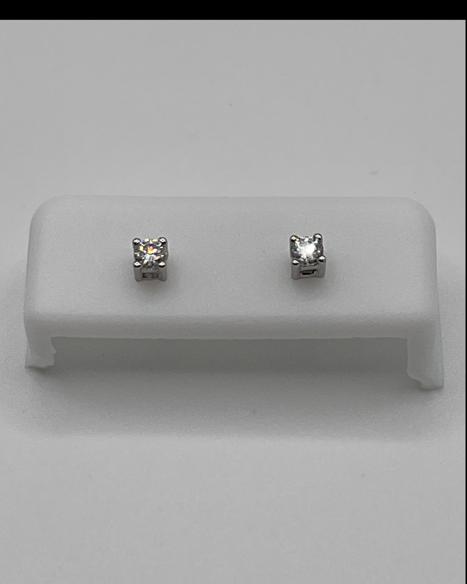 Bling Collection - Moissanite Stud Designer Earrings (Sterling)