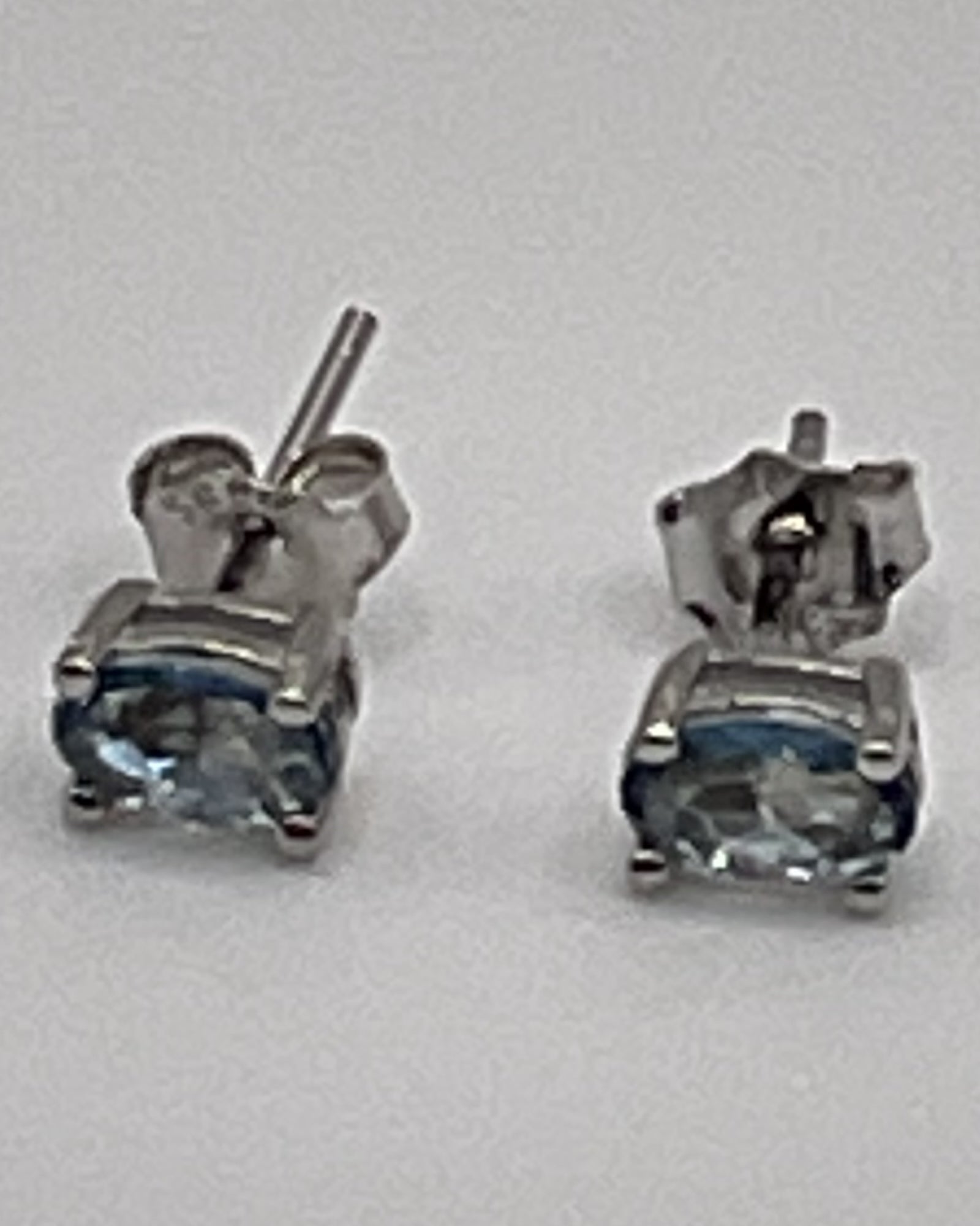 Bling Collection - Tanzanite Stud Designer Earring (Sterling)