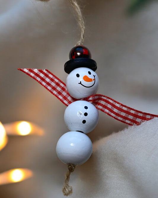 Wooden Snowman