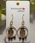 Garnet Designer Earring