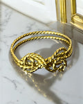 Gold Infinity Wire Wrapped Ring (Size 11)