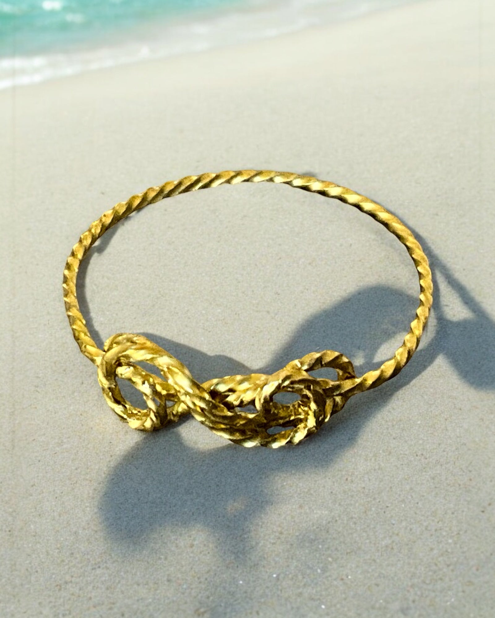Gold Infinity Wire Wrapped Ring (Size 12)