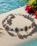 Pink Rhinestone & Crystal Designer Bracelet