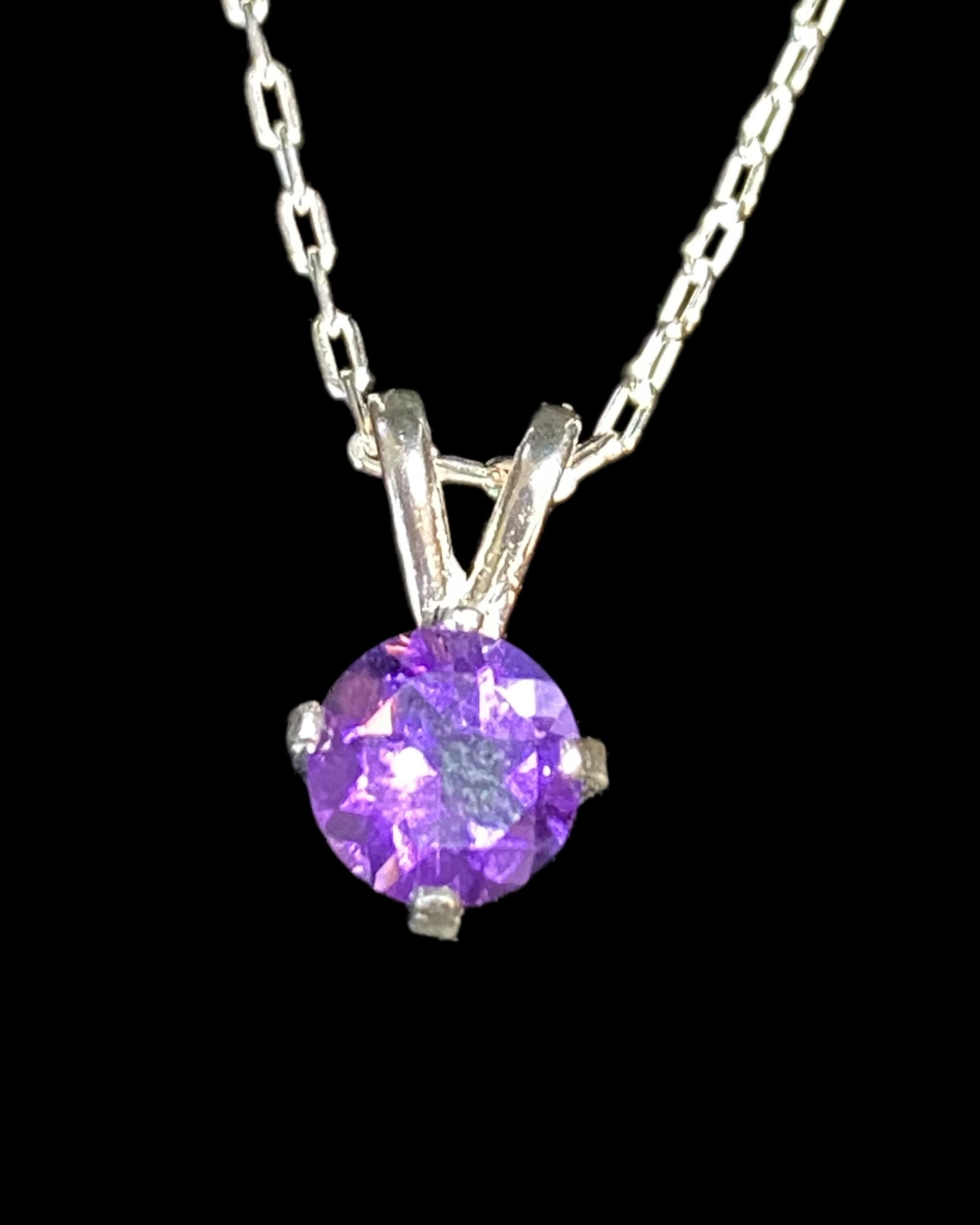 Affordable Luxury Collection - Blue Topaz Dainty Necklace (Sterling)