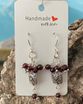 Garnet Designer Earring