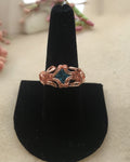 Sapphire CZ Wire Wrapped Ring