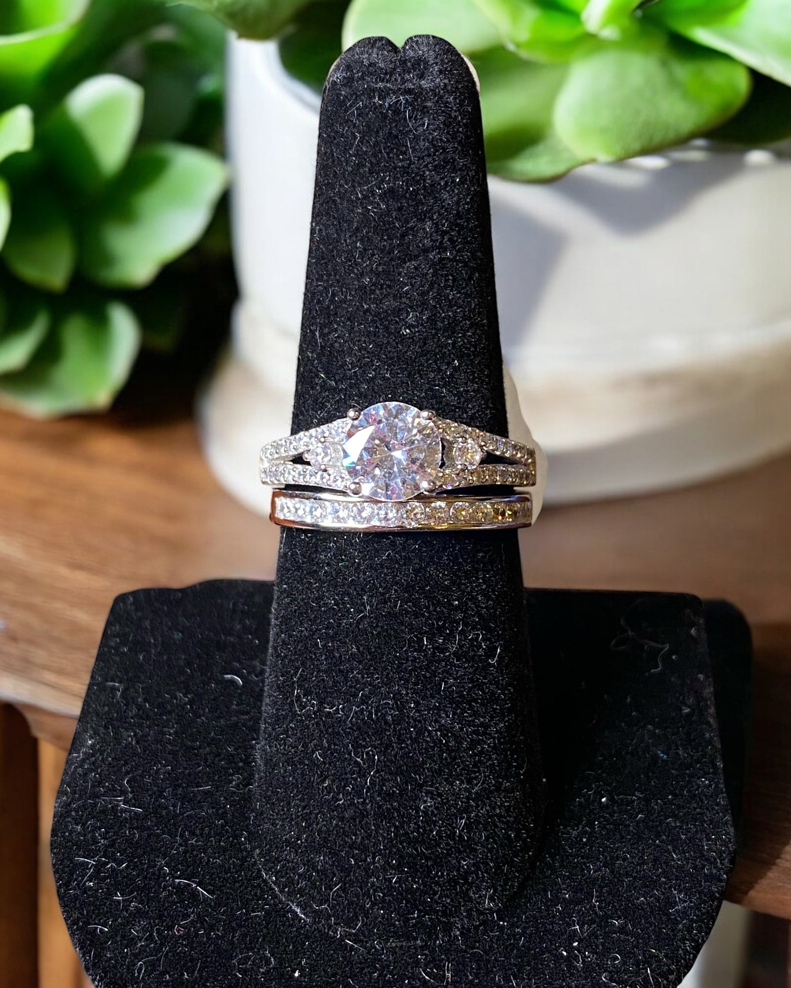 Bling Collection - Engagement/ Wedding Ring (Cubic Ziconia)