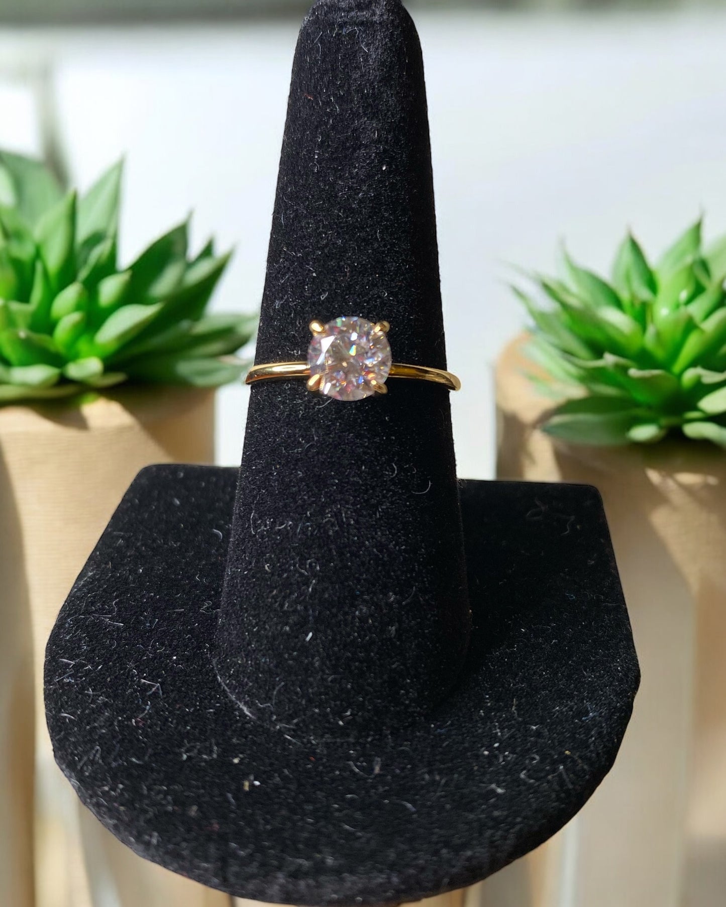 Bling Collection - Solitaire Ring (cubic zirconia)