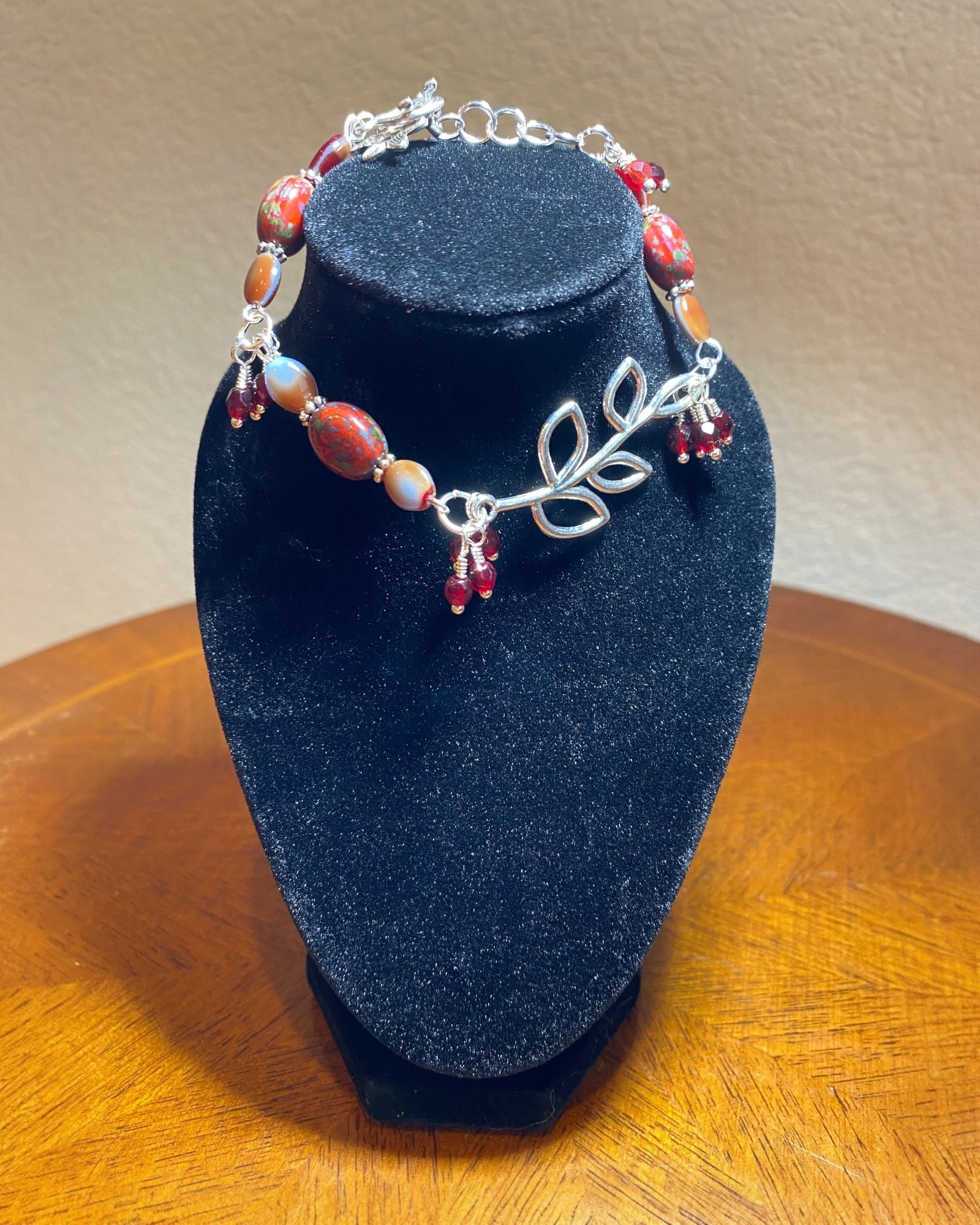 Mookaite & Silver Bracelet
