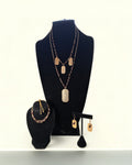 3-Piece Garnet Jewelry Set