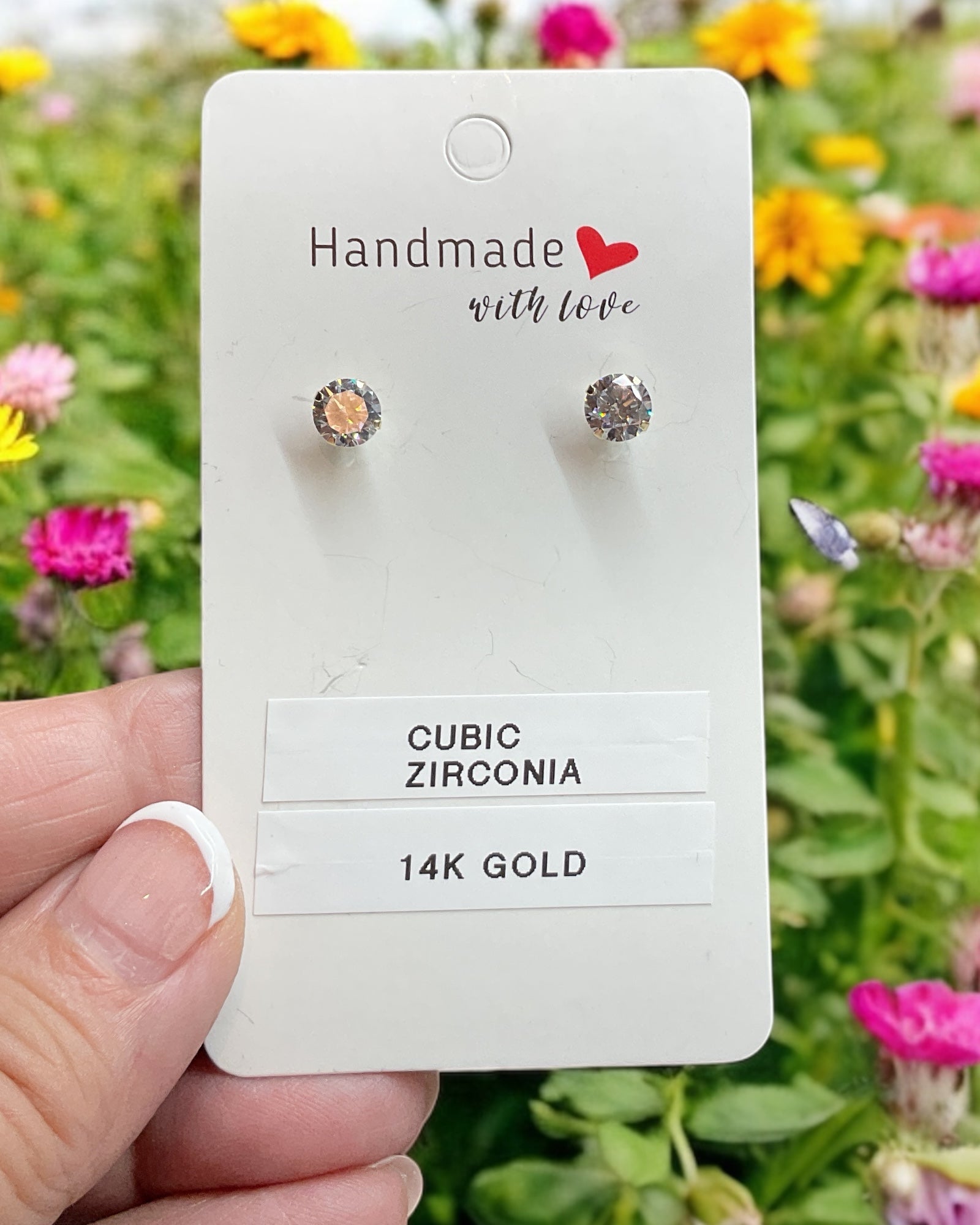 Bling Collection - Moissanite Stud Designer Earrings (Sterling)