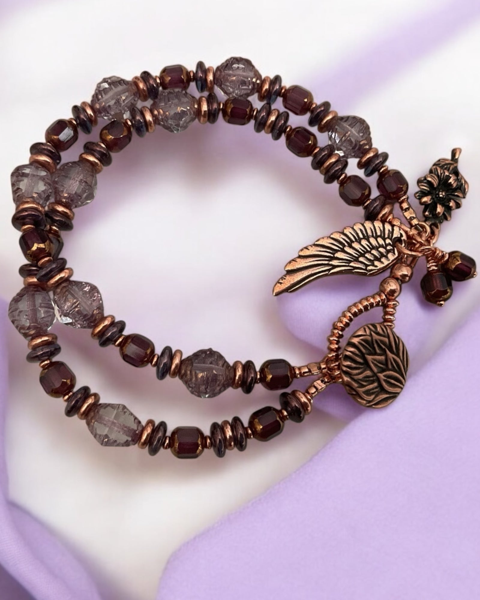 Cathedral & Amethyst Designer Bracelet