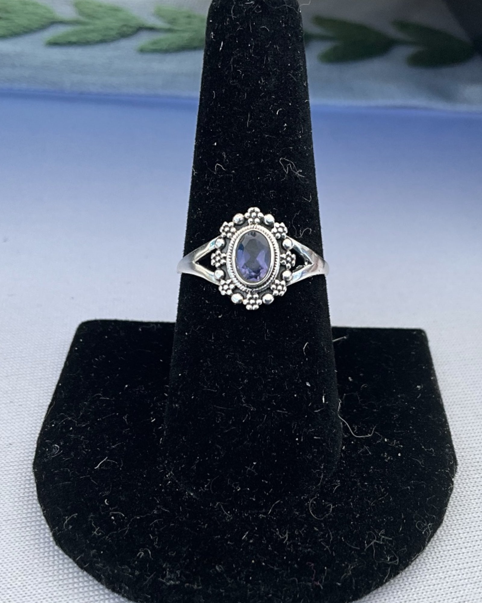 Bling Collection - Amethyst Gemstone Ring (Sterling)