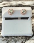 Bling Collection - Moissanite Stud Designer Earrings (Sterling)
