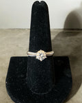 Bling Collection - Moissanite Engagement/Wedding Ring (Sterling)