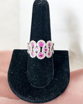 Bling Collection - Pink Sapphire Gemstone Ring (Sterling)