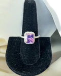 Bling Collection - Amethyst Gemstone Ring (Sterling)