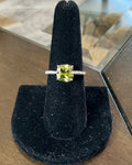 Bling Collection - Peridot Gemstone Ring (Sterling)
