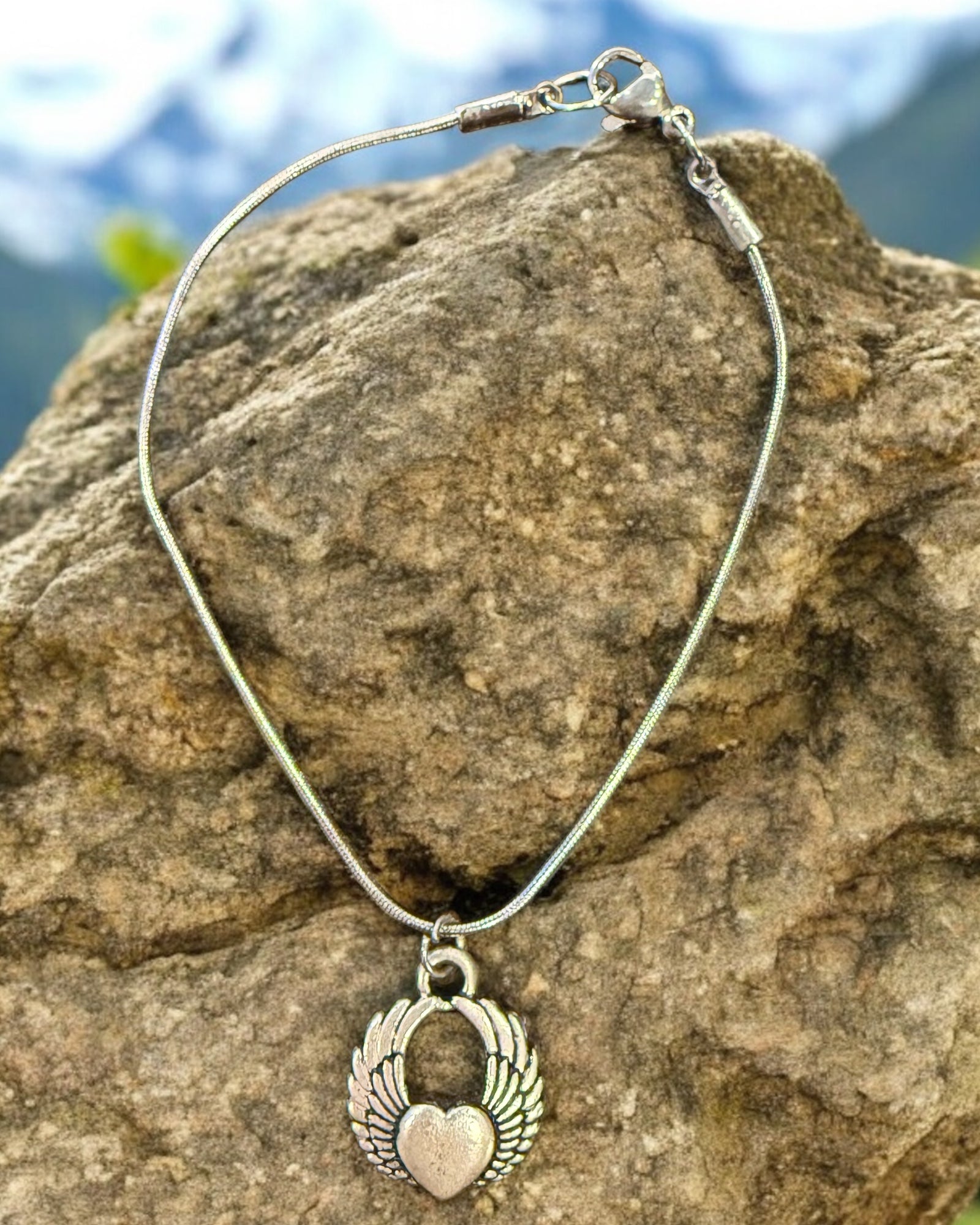 Silver Sunflower Charm Dainty Bracelet