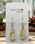 2-Piece Citrine & Agate Jewelry Set
