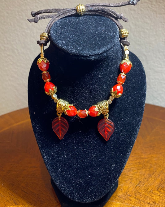 Bracelet (leather slide clasp)
