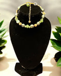 Fresh Water Pearls & Czech Glass Bracelet