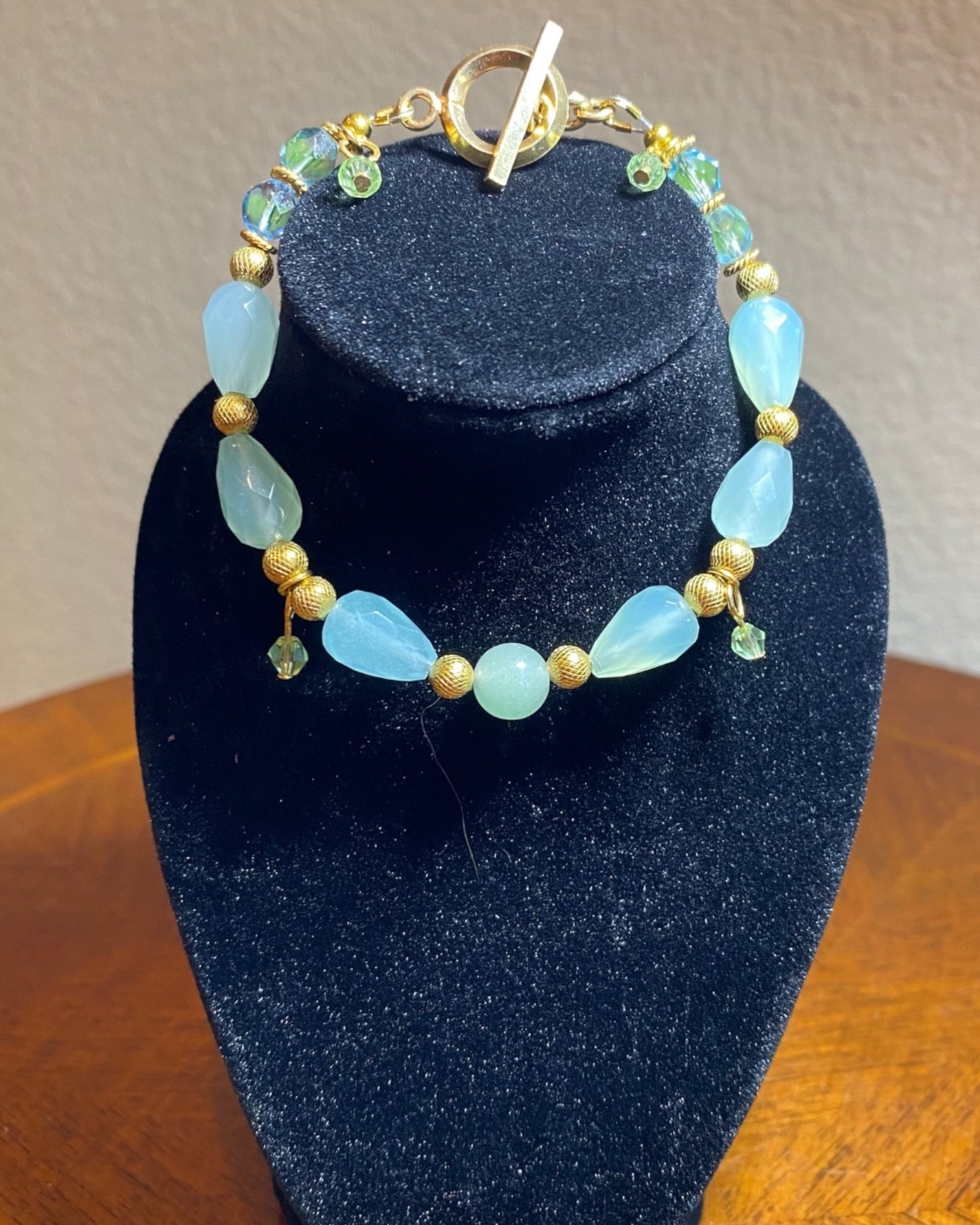 Opalite & Gold Bracelet
