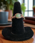 Jade Wire Wrapped Ring