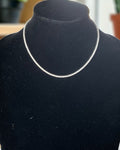 Bling Collection - Moissanite Tennis Necklace (Sterling)