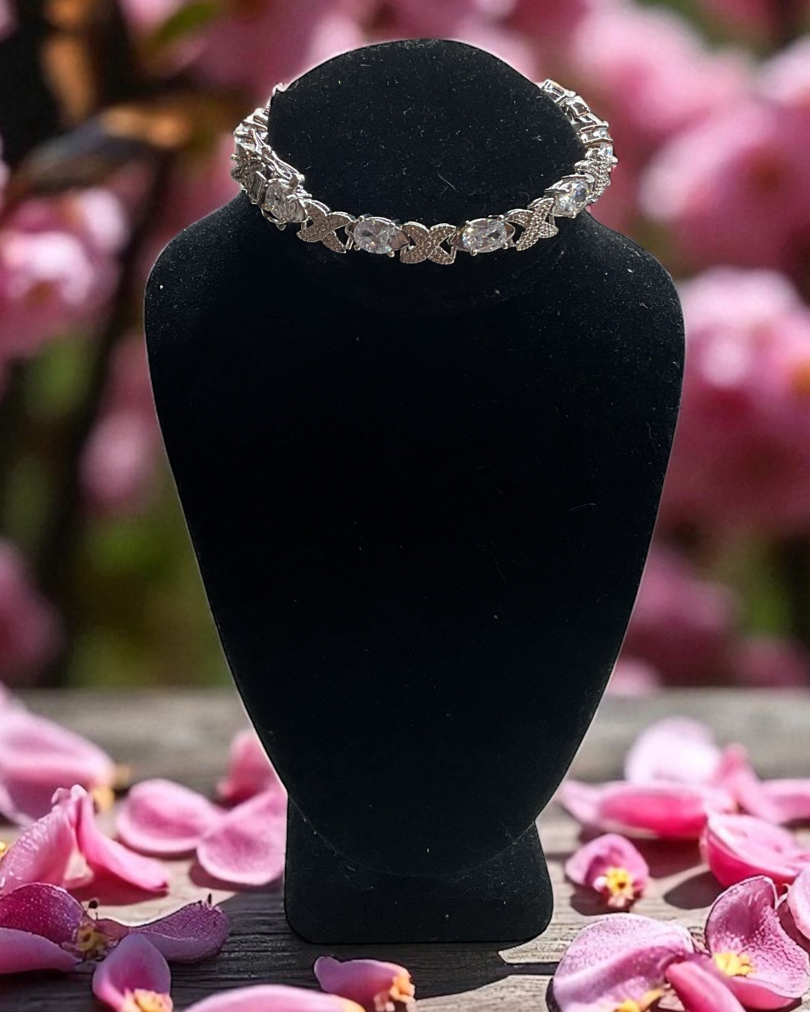 Bling Collection - Cubic Zirconia Dainty Bracelet