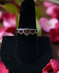 Bling Collection - Garnet Gemstone Ring (Sterling)