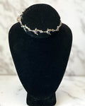 Bling Collection - White Gold Dolphin Dainty Bracelet
