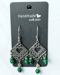 Malachite Casual Earrings