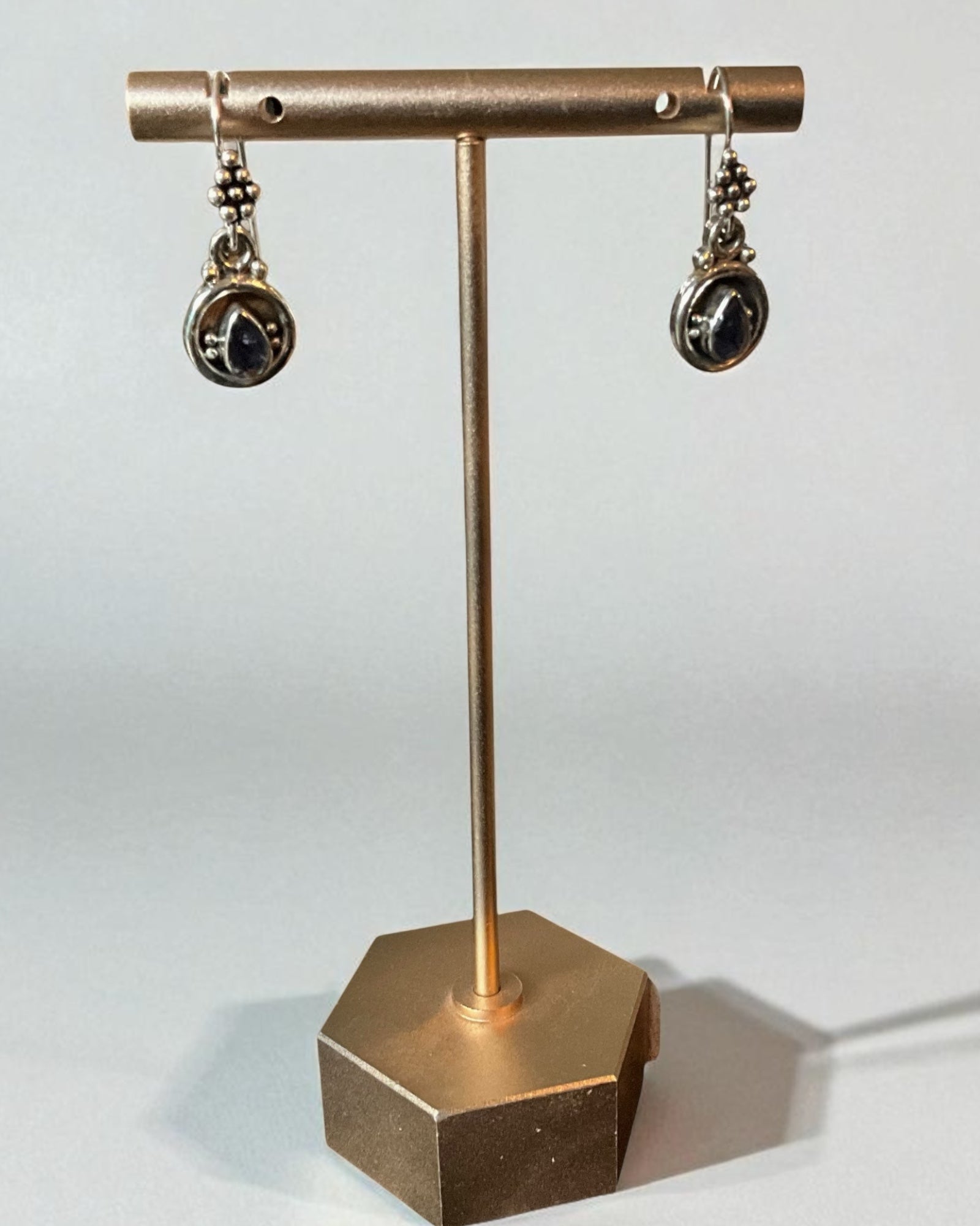 Bling Collection - Iolite Designer Earrings (Sterling)