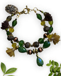 Green & Yellow Crystal Designer Bracelet