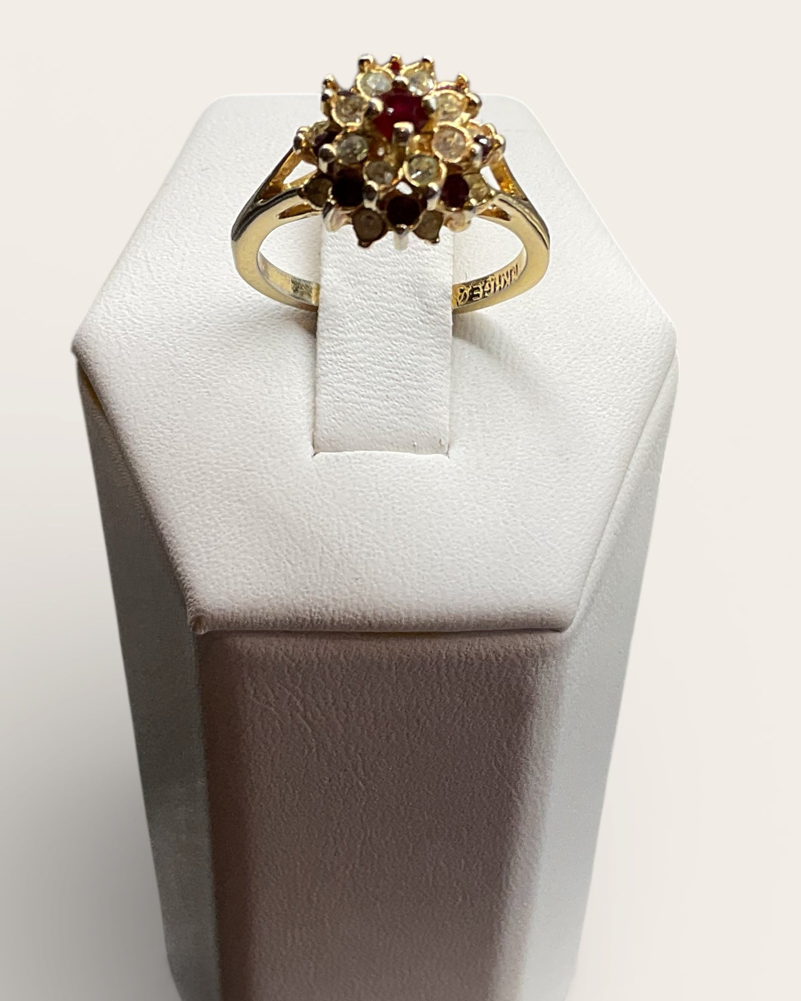 Bling Collection - Ruby Gemstone Ring (Sterling)