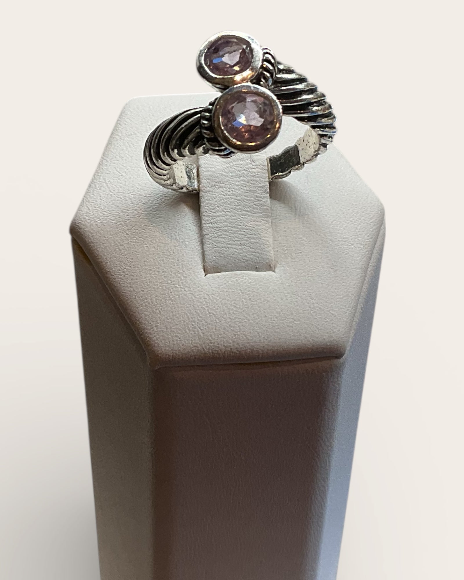 Bling Collection - Amethyst Gemstone Ring (Sterling)