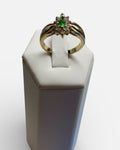 Bling Collection - Emerald Gemstone Ring (Yellow Gold)