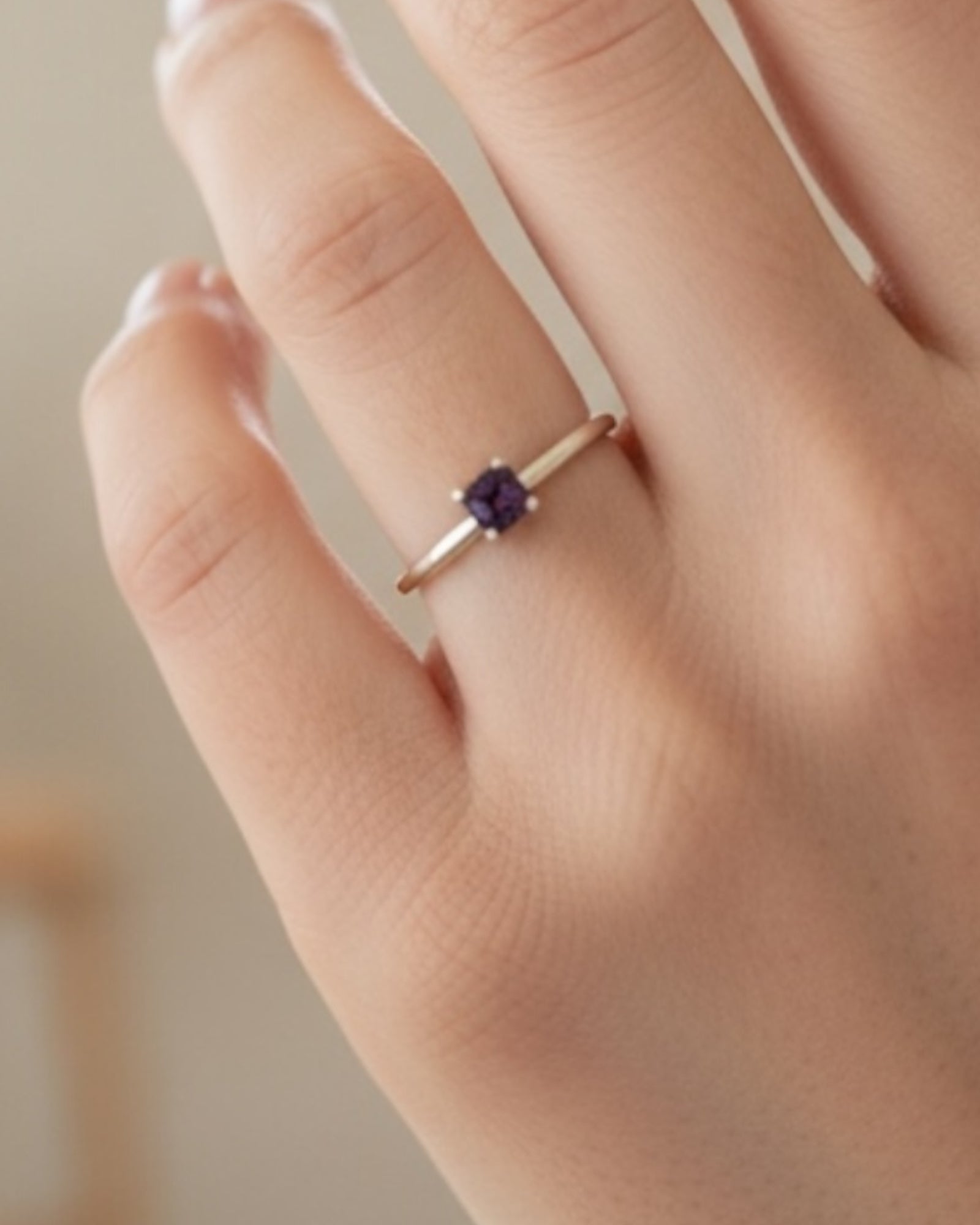 Affordable Luxury Collection - Amethyst Gemstone Ring (Sterling)