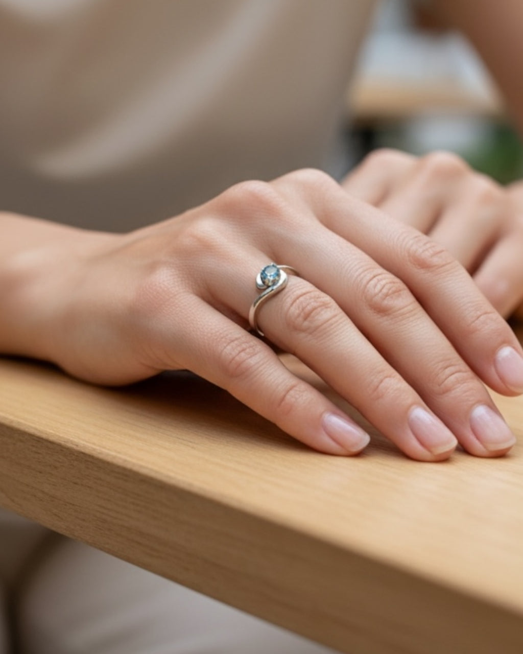 Affordable Luxury Collection - Blue Topaz Gemstone Rings (Sterling)