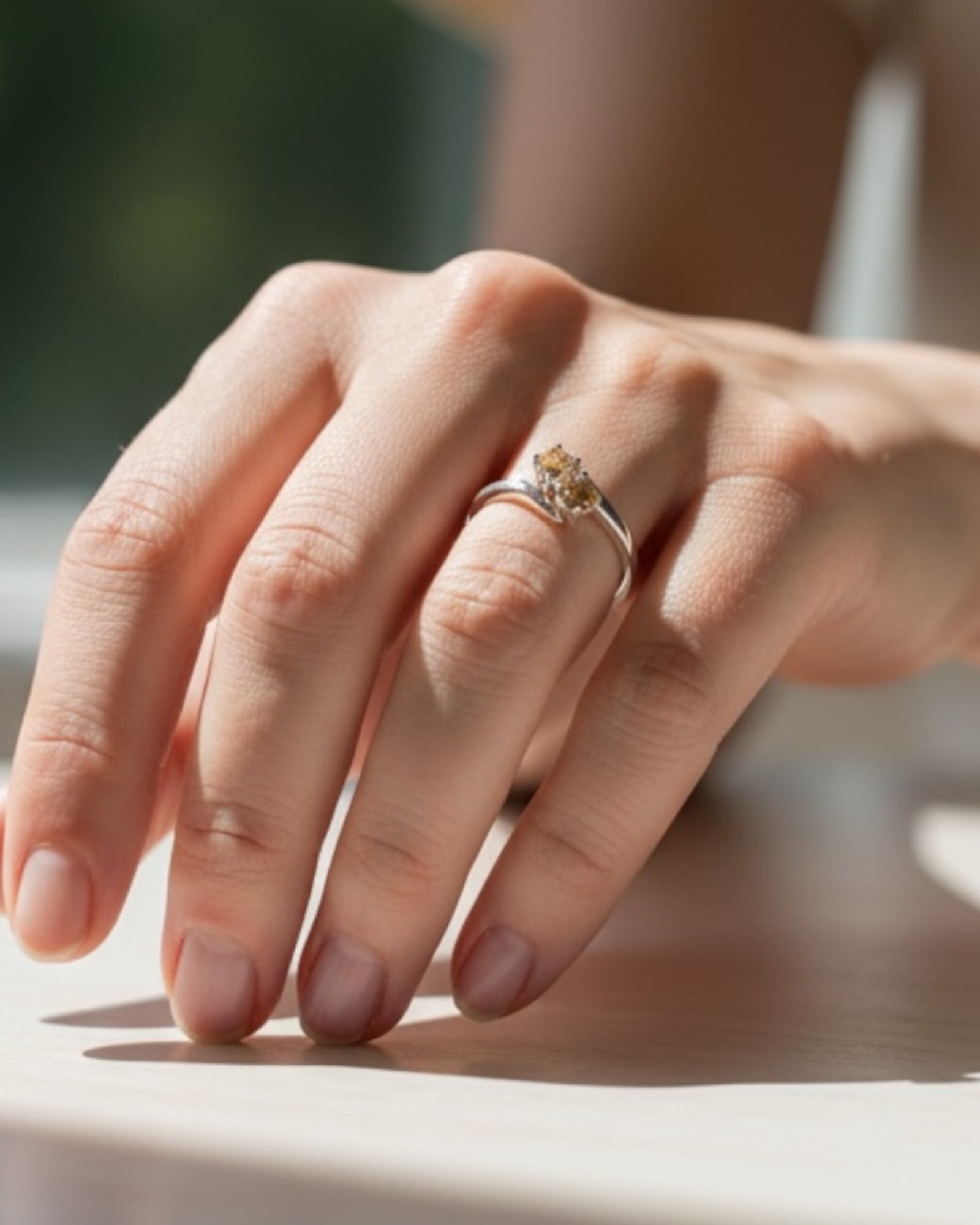 Affordable Luxury Collection - Citrine Gemstone Ring (Sterling)