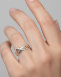 Woven Wire Wrapped Ring (Size 8)
